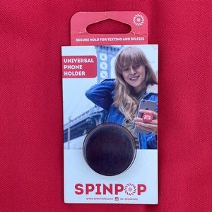 ⚜️Spin Pop Universal Phone Holder Black! NWT!